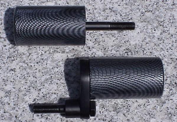 2007-2008 yamaha yzf r1 carbon frame sliders