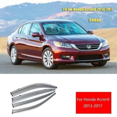 For honda accord sedan 2013-2017 car window vent visor deflector sun/rain guards