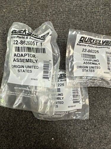 Genuine mercury mercruiser 22-862605t1 22-862225 adaptors oem 3.0 l