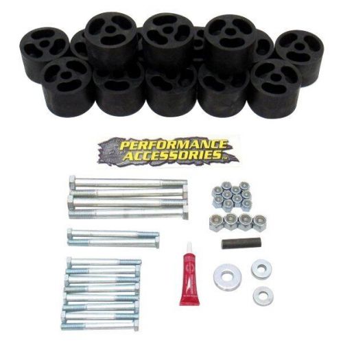 Performance accessories pa613 - 3&#034; x 3&#034; front and rear body lift kit