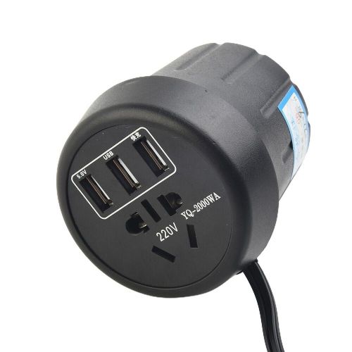 Car car inverter cup holder 2 fast usb ports cup holder charger dc 12v/24v