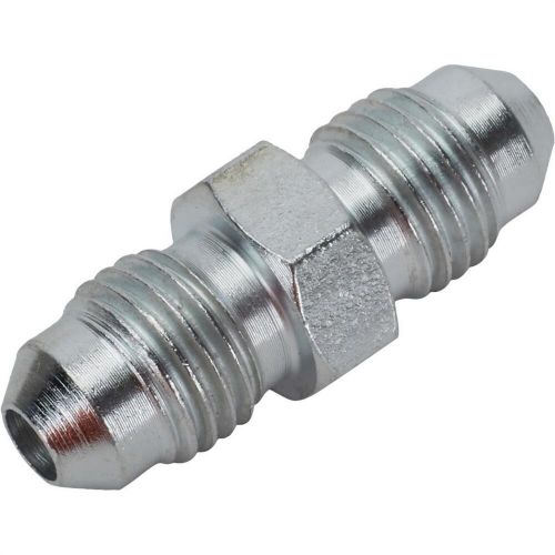 Steel straight adapter -4 an to -4 an