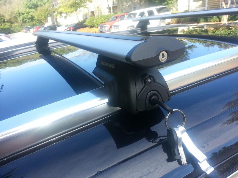 Audi q7 2013srb series sportz roof rack system rail mount srb006-silv rhino rack