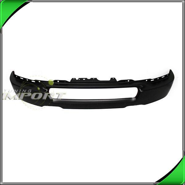 05-07 ford f250 f350 excursion super duty steel blk front bumper impact face bar