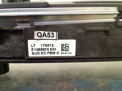 2013 bmw 3 series touring (f31) radio controls e1065974-