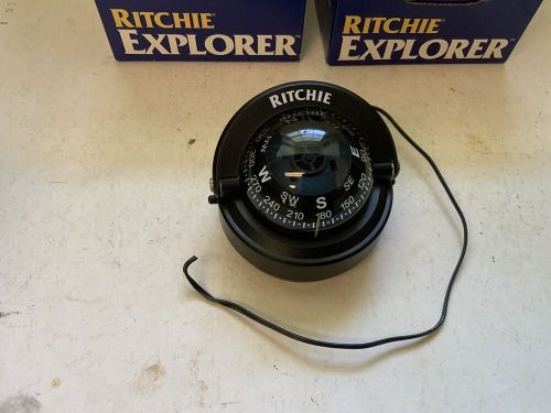 Ritchie s-53 explorer marine compass, surface mount, black old stock