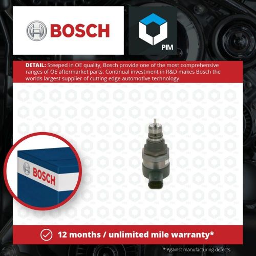 Cr pressure regulator metering valve fits range rover velar l560 3.0d left bosch