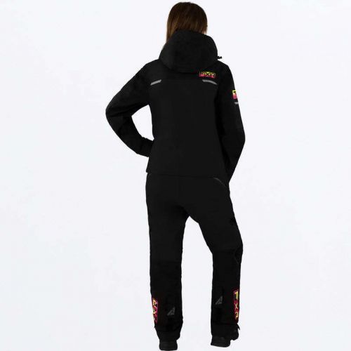 Fxr racing women&#039;s maverick f.a.s.t. insulated monosuit 23 4 black/neon fusion