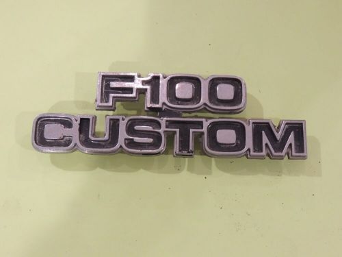 1977 1978 1979 ford f100 custom emblem oem