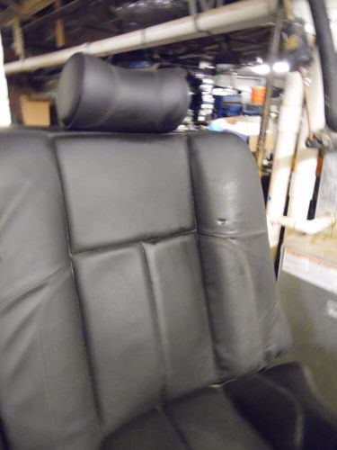 2003 jaguar xjr rear passenger sport black leather heated seat 98-03 xjr xj8 xj6