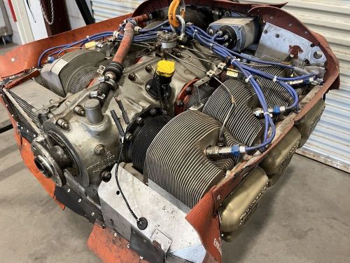 Continental io-470-vo 260 hp engine w/accessories 857 smoh non prop strike 310q