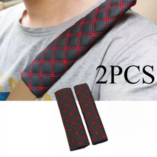 2pcs car safety seat belt shoulder pad cover cushion harness comfortable driving