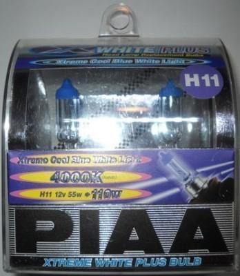 Piaa h11 xtreme white plus cool blue replacment headlight light bulbs jdm