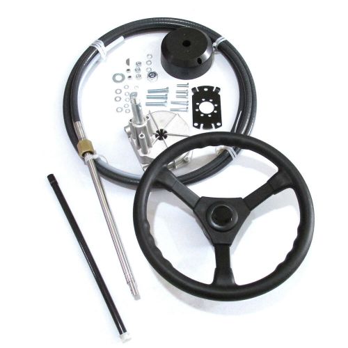 Boat steering cable 12ft mechanical rotary steering kit for steering system