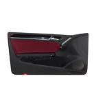 Front left door trim vw golf vi 6 convertible door trim faux leather red-