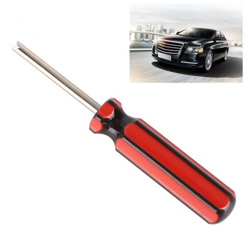 Tire valve stem core screwdriver removal install tool antislip handle for car