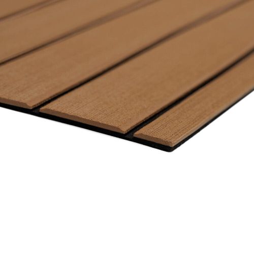 Seadek 40x80&#034; 6mm sheet teak brushed brown/black 32279-80070