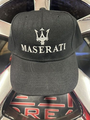 Maserati automotive embroidered hat cap nos mc20 ghibli gran turismo mistral