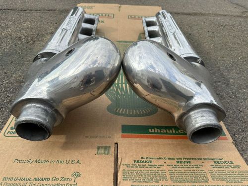 Panther jet boat ford 429 460 bbf marine exhaust with risers / snails