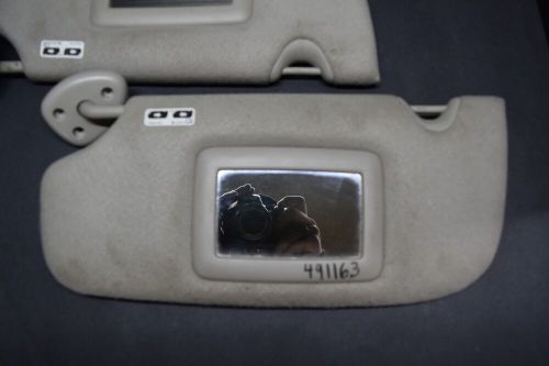 2007 chevrolet trailblazer sun visor pair lh rh driver passenger shade 05 06 07