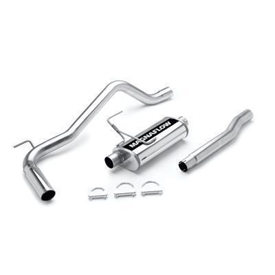 Magnaflow system cat-back stainless polished stainless tip nissan titan 5.6l kit