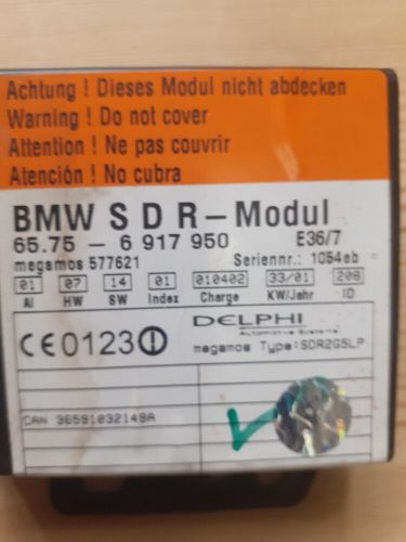 Bmw z3 e36 e37 s d r module alarm proximity sensor 65.75 6 917 950