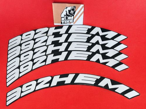 392 hemi &amp; strip permanent tire lettering stickers 1.25&#034; 8 x letters