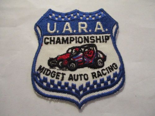 Vintage u.a.r.a championship midget auto racing embroidered patch