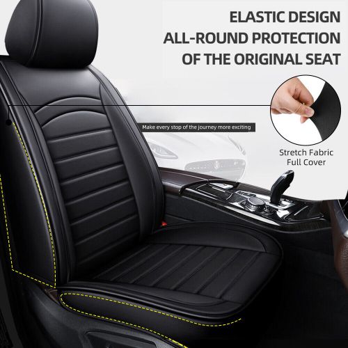 For chrysler 300 srt leather car seat cover 2/5 seats front rear set cushion