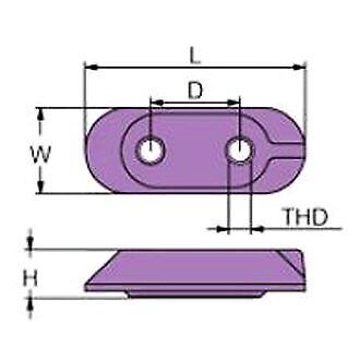 Martyr cm6e04525111m honda magnesium cavitation plate anode