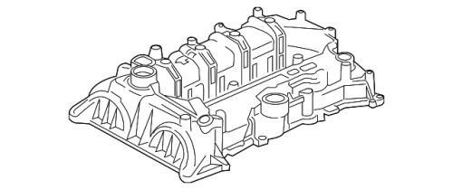 Genuine gm engine valve cover 25204721