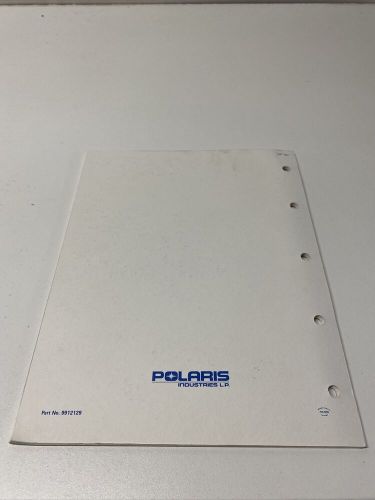 1992 polaris supertrak parts manual 9912129