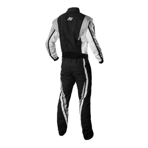 K1 racegear 20-vic-n-3xl victory suit, black, grey, 3xl