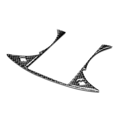 Carbon fiber interior front dashboard cover trim for mercedes-benz glc c class