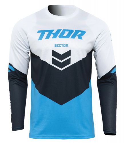 Thor 2022 sector youth mx jersey blue size youth medium 2912-2048