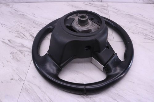 03-08 nissan 350z steering column complete leather steering wheel w/o switches