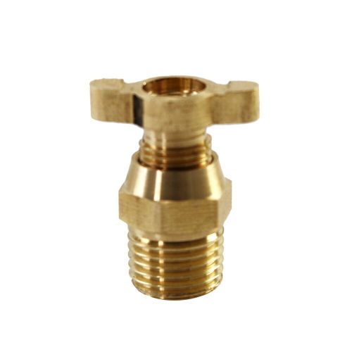 Radiator brass petcock drain cock drain plug tank drain air tank hot 1/4in npt