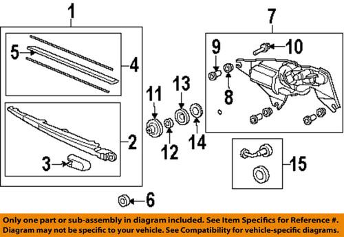 Honda oem 76850scva01za wiper & washer-lift gate-washer nozzle