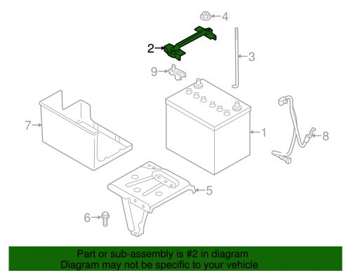 Genuine mitsubishi hold down mr238277