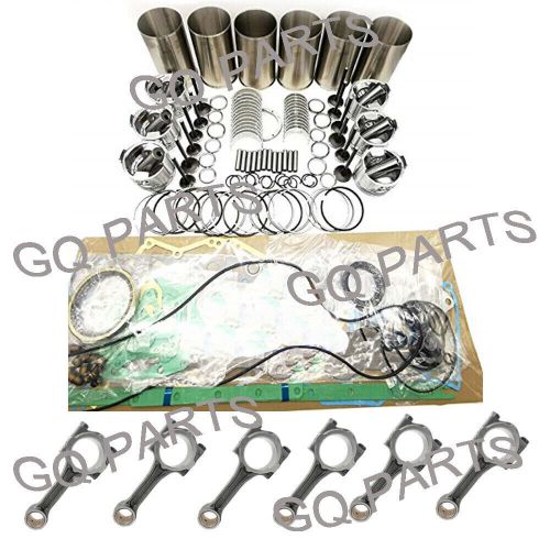 S6d105-1 overhaul rebuild kit/6pcs connecting rod compatible for komatsu engine