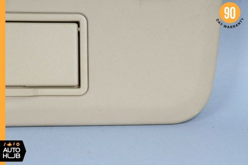 09-13 mercede w251 r350 r320 front left driver sun visor sun shade beige oem