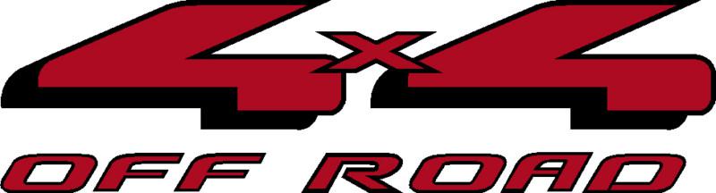   4 x 4 off road  truck bed printed decals    (set of 2)   $9.99  free shipping 