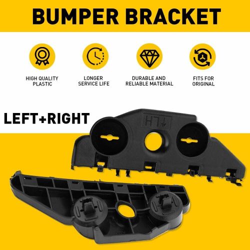 For nissan altima 2016-2018 bumper bracket retainer front 2pc plastic hold mount