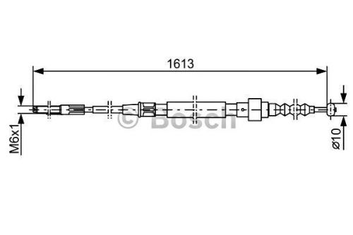 Bosch handbrake rope bowden train parking brake for vw corrado vento 1988-1999-