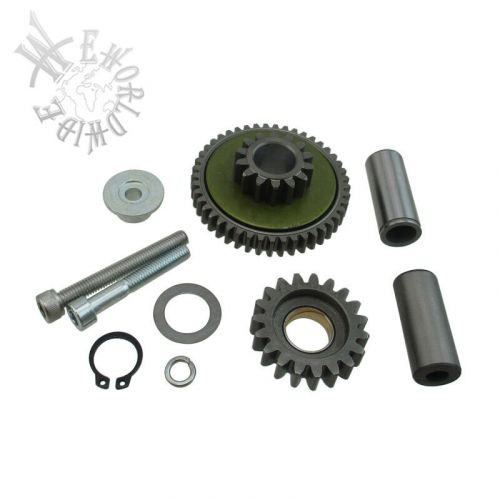 Starter starting twin gears for zongshen nc250 nc250s nc300s nc450 kayo bse moto