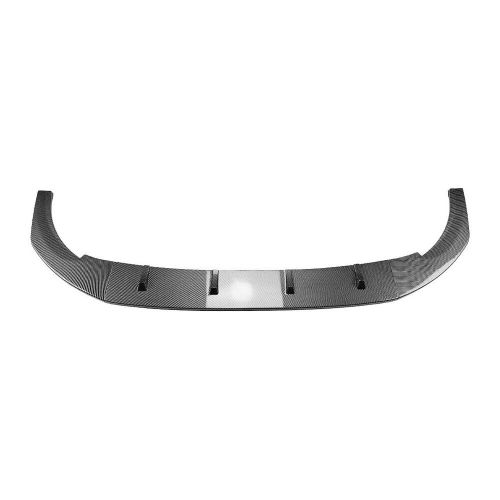 Carbon fiber look front bumper lip spoiler splitter for vw golf mk8 gti cs 19-24