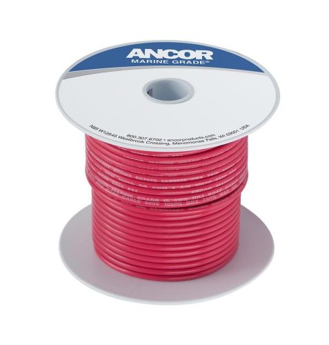 Ancor 108810 - 10 awg 100&#039; red tinned copper wire