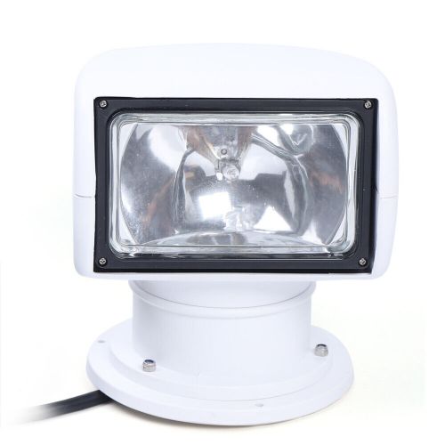 100w boat search light remote control halogen marine spotlight 360 rotate 2500lm