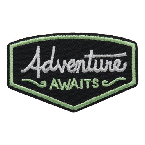 Adventure awaits patch patch ironing patch outdoor hiking nature camping-