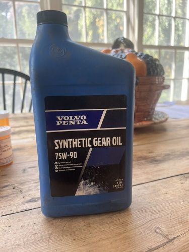 Volvo penta synthetic gear oil 75w-90 free shipping! quart